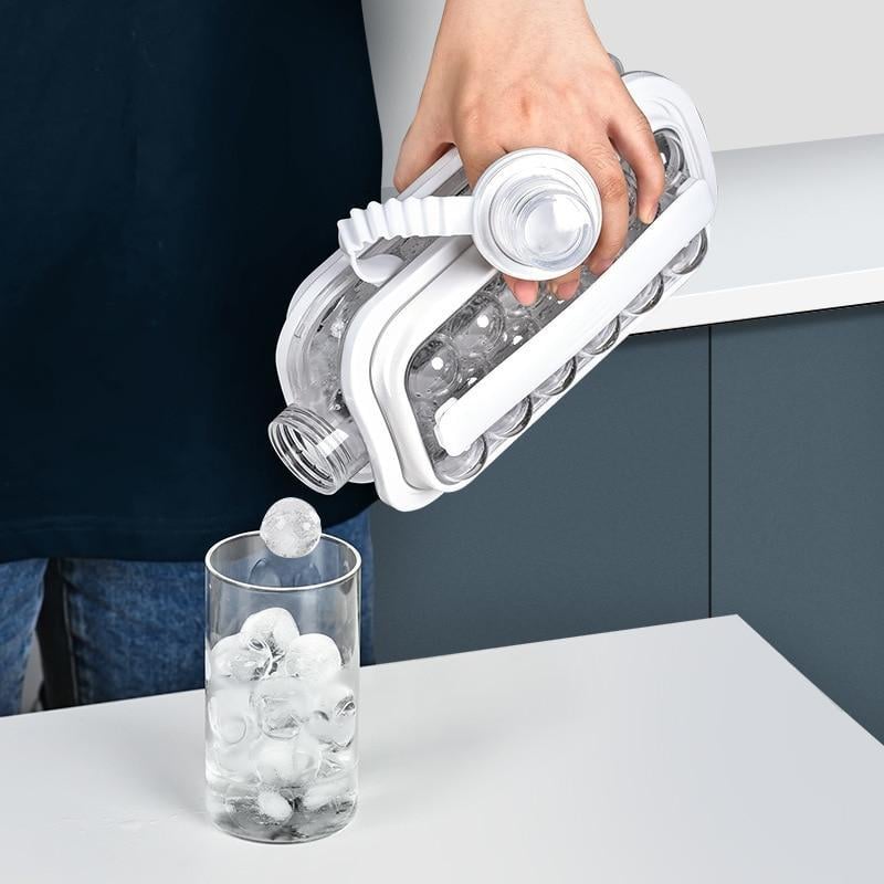 [Hàng Mới Về] Hộp Đựng Nước, Khay Làm Đá Viên Tạo Hình 3D Sáng Tạo 2 Trong 1 Tiện Dụng - Giao Màu Ngẫu Nhiên