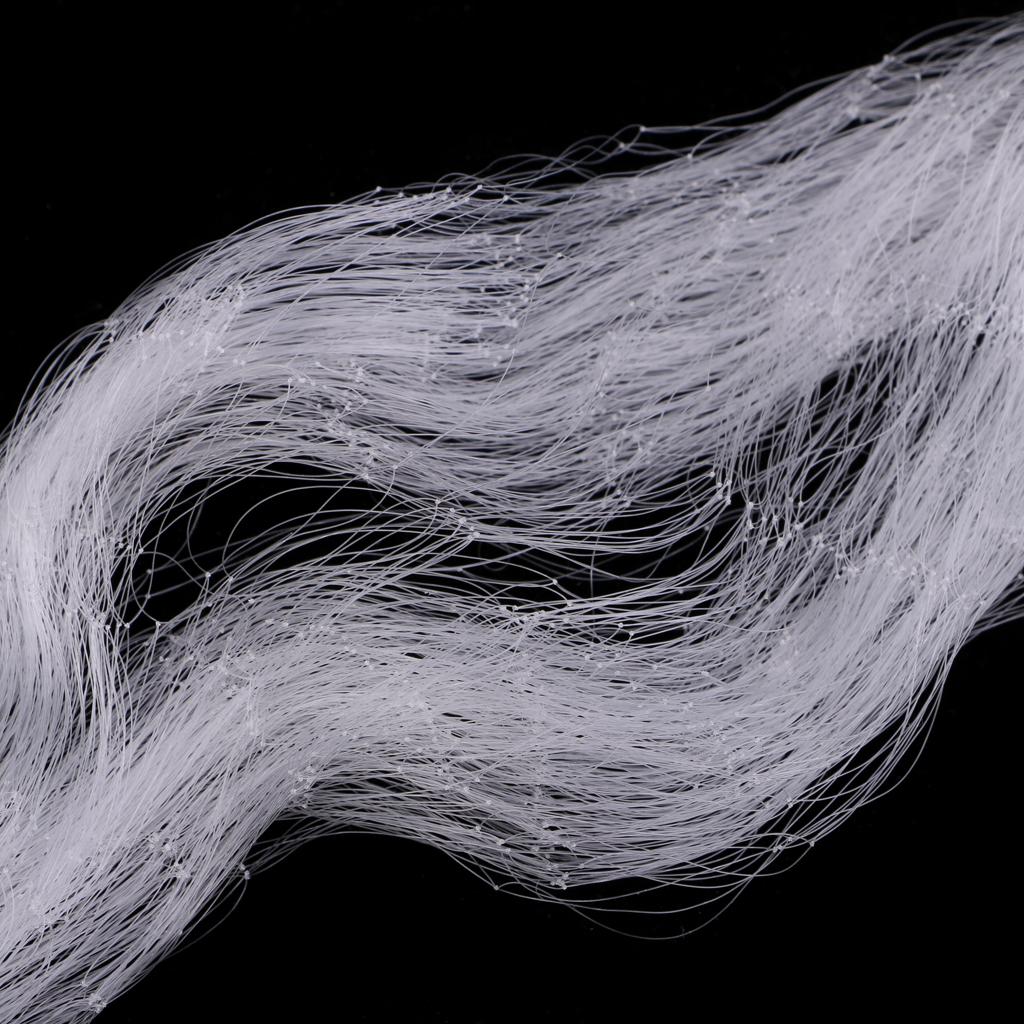 2xFishing Gill Net Fish Trap Monofilament Small Mesh Gill Hole Size 3x3cm