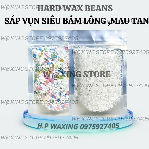 100G Sáp wax lông nóng dạng vụn siêu bám lông ,mau tan tặng kèm que gỗ