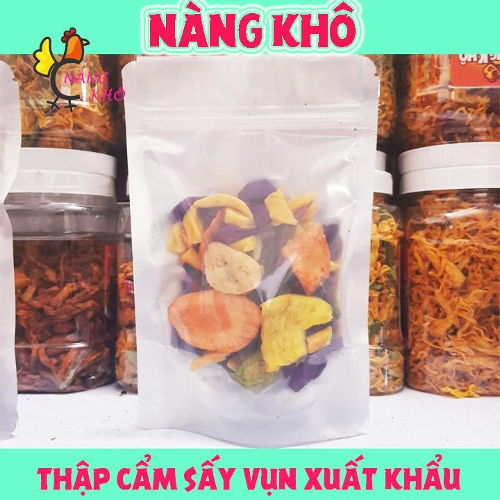 Trái Cây Sấy ( Thập Cẩm Sấy hàng vụn loại ngon đủ 10 vị ) | Nàng Khô - 100Gr