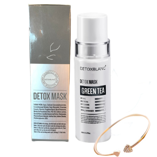MẶT NẠ THẢI ĐỘC DETOX BLANC - TẶNG VÒNG TAY MẠ VÀNG SANG TRỌNG