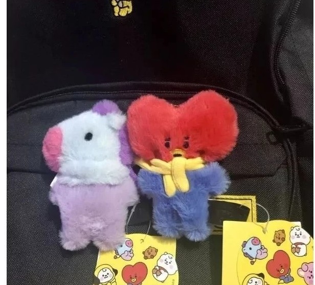 Móc khóa BT21 nhồi bông lông xù