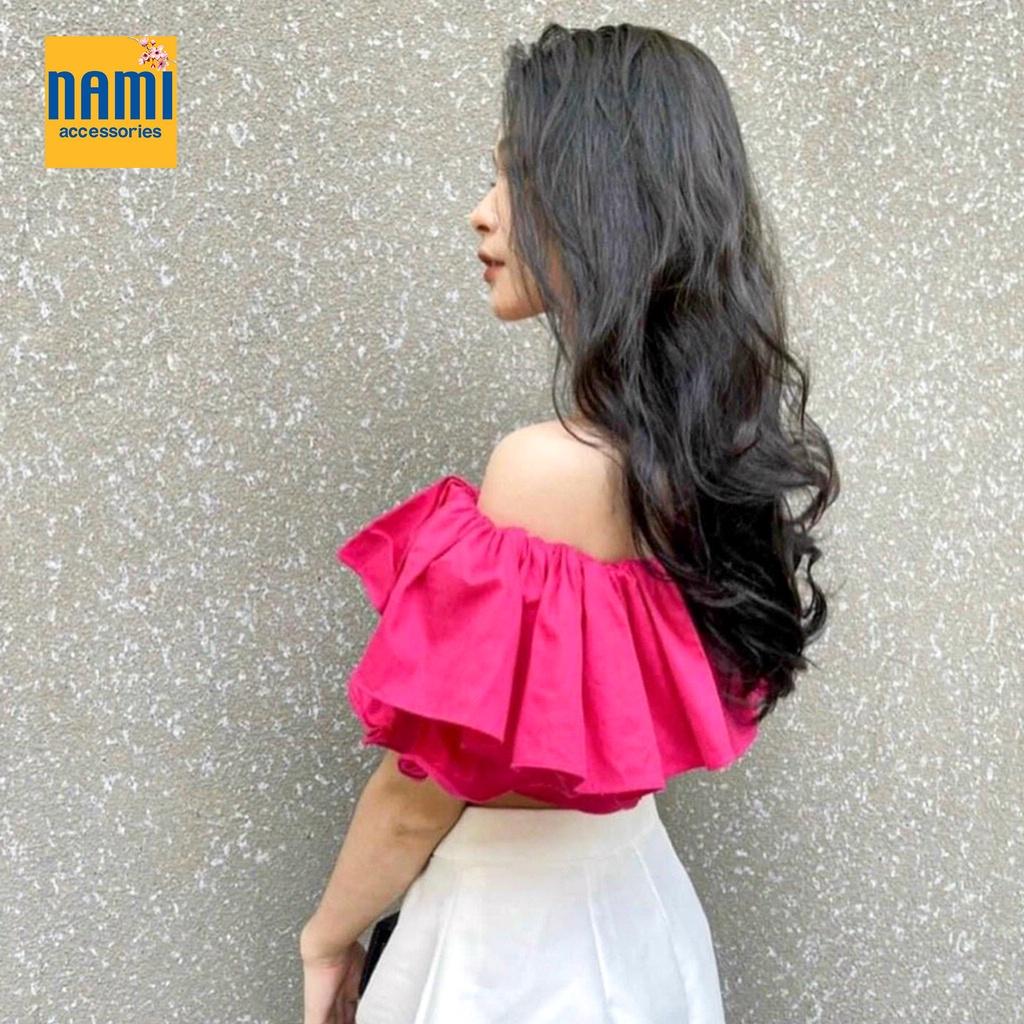 Áo trễ vai bèo tầng dáng croptop mix match gì cũng xinh xắn Nanami - ATNU054