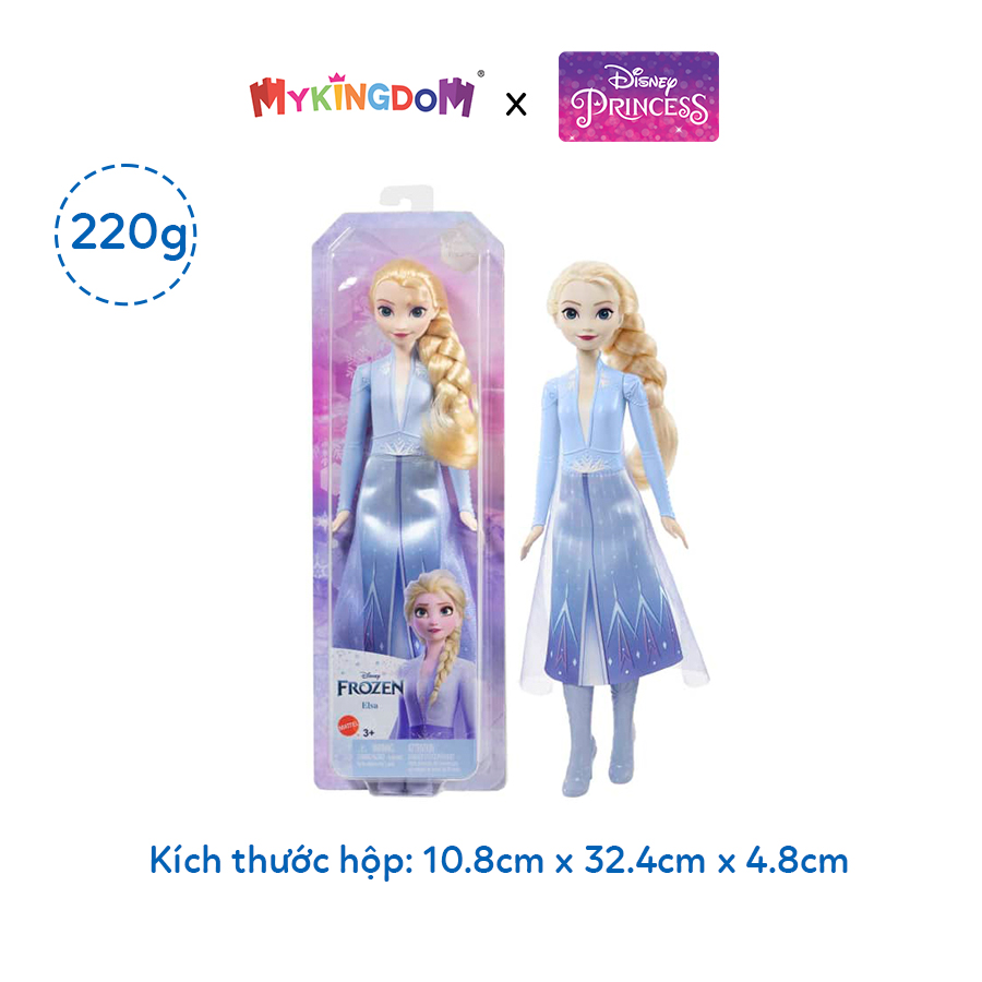 Đồ Chơi Disney Frozen - Công Chúa Elsa 2 DISNEY PRINCESS MATTEL HLW48/HLW46