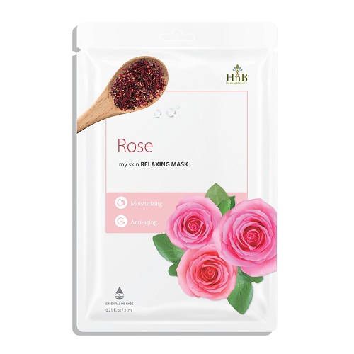 Mặt Nạ Dưỡng Ẩm Làm Trẻ Hóa Da HNB - Chiết Xuất Từ Hoa Hồng Tự Nhiên ( My Skin Relaxing Mask Rose )