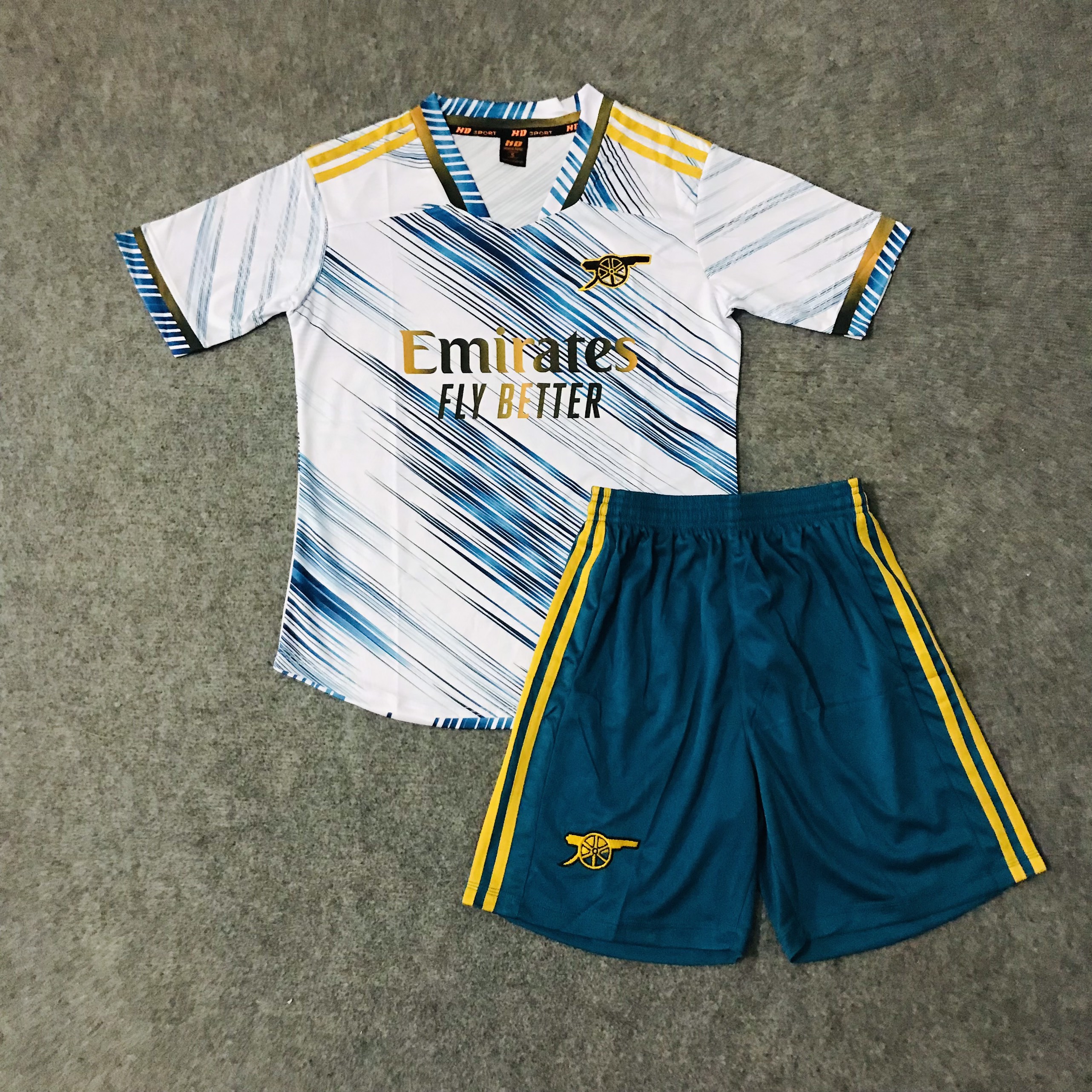 Bộ bóng đá gai mè thái Arsenal cao cấp
