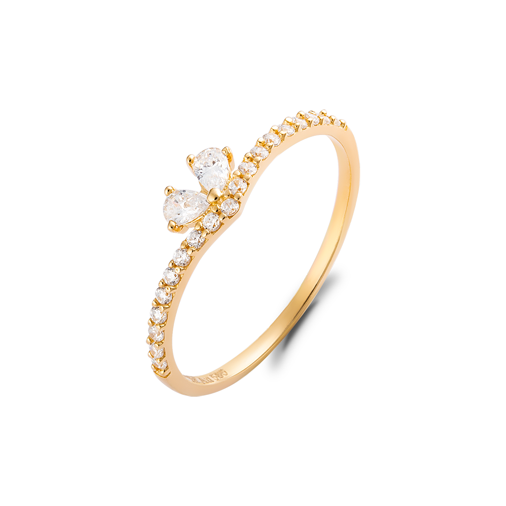 Nhẫn Nữ Vàng Tây 14k NLF412 Huy Thanh Jewelry