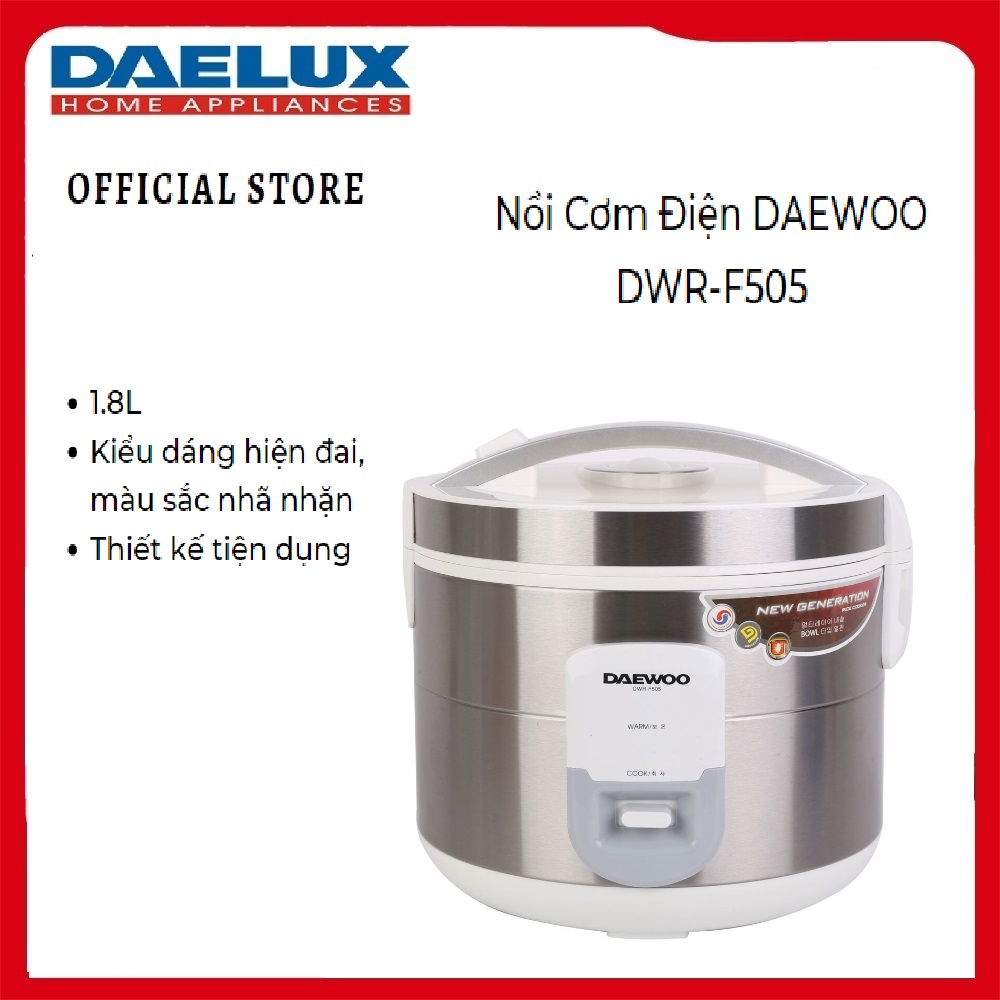 Nồi Cơm Điện DAEWOO DWR-F505 - Hàng chính hãng