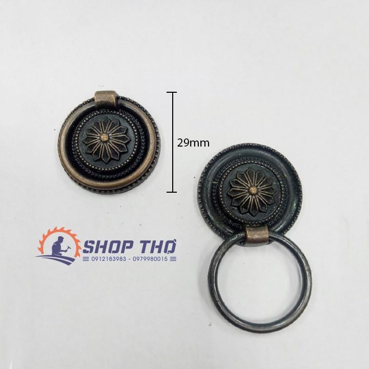 Tay kéo giả cổ B087 màu đồng đỏ