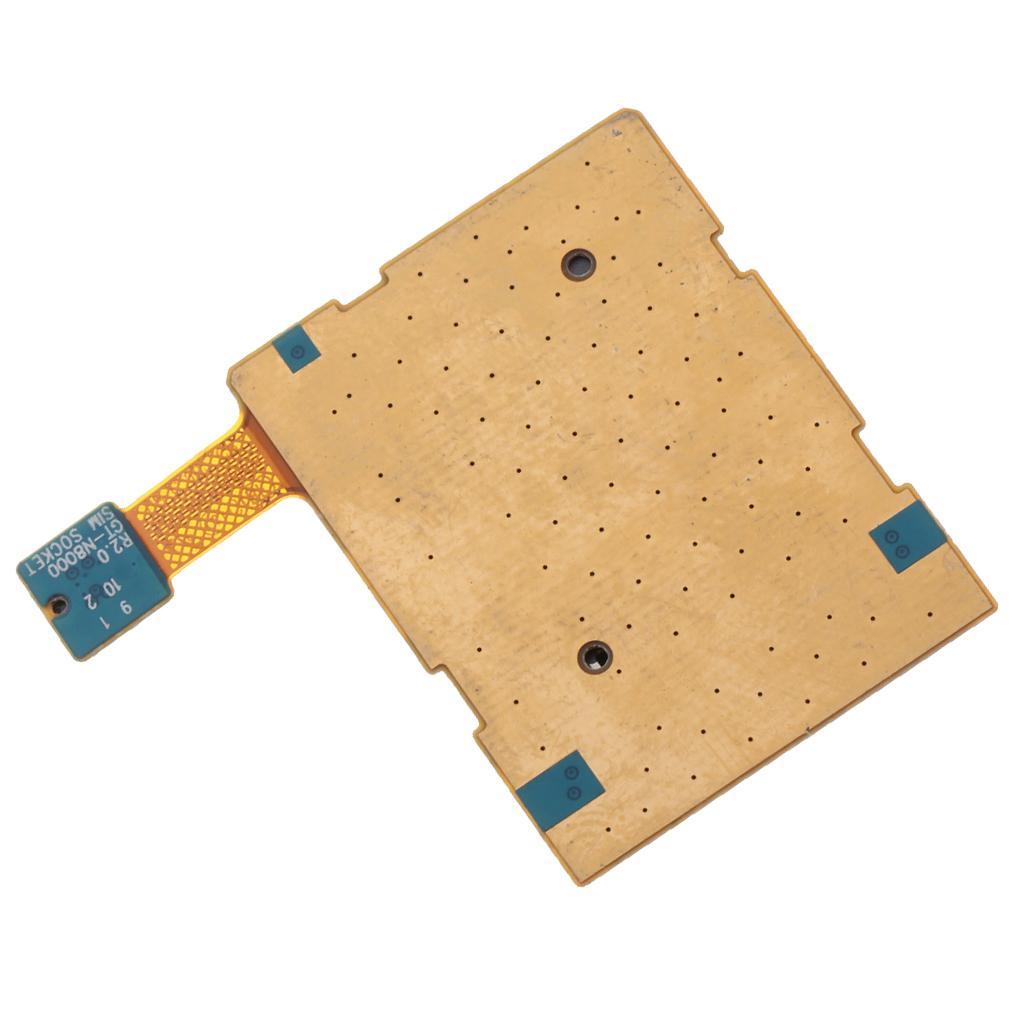 SIM Cards Slot Tray Holders Flex Cables Ribbon for Samsung Galaxy Note N8000
