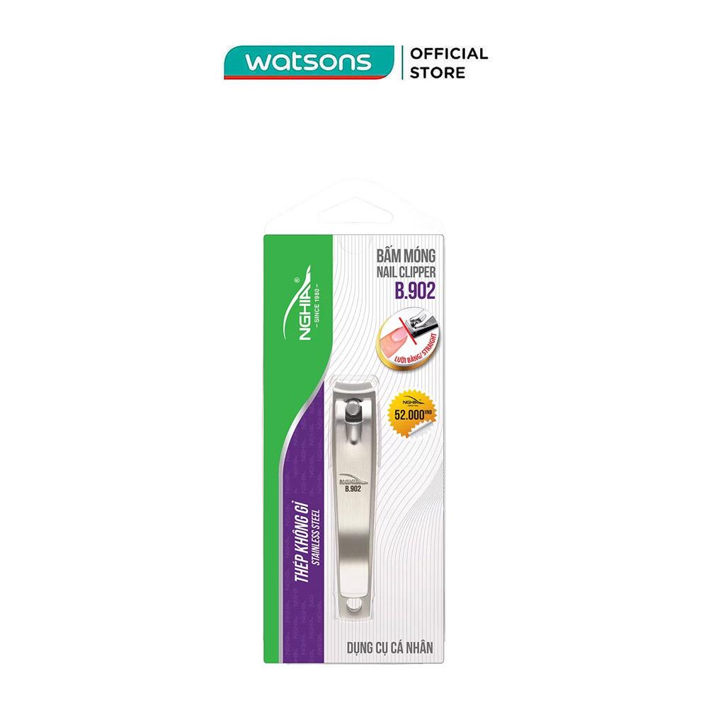 Bấm Móng Tay Kềm Nghĩa Thép Không Gỉ Lưỡi Cong Loại Lớn B.902 1pcs
