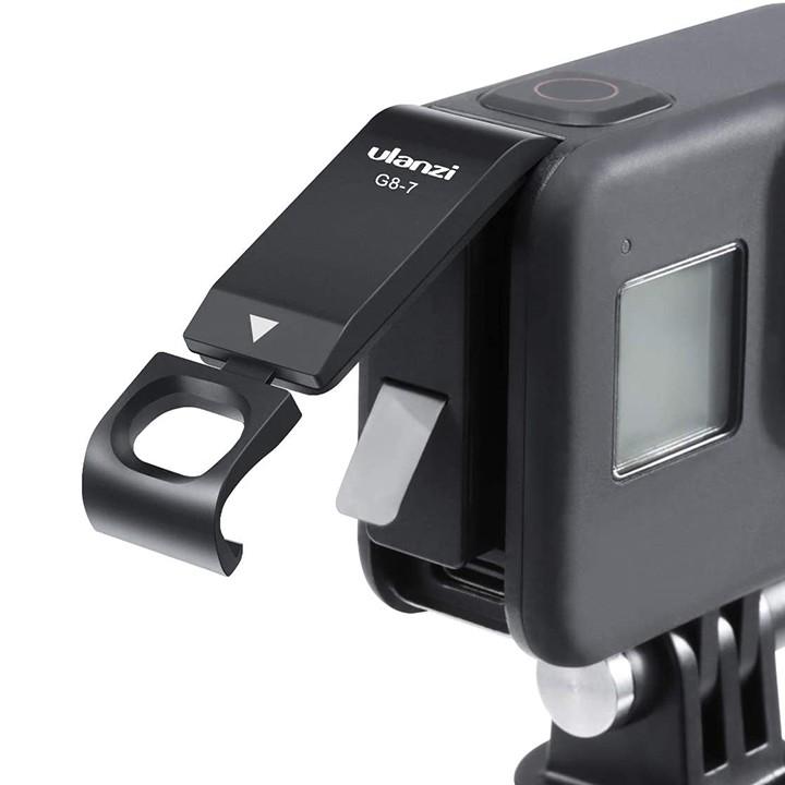 NẮP PIN CHO GOPRO 8 HỖ TRỢ SẠC ULANZI G8-7 CNC - HÀNG NHẬP KHẨU