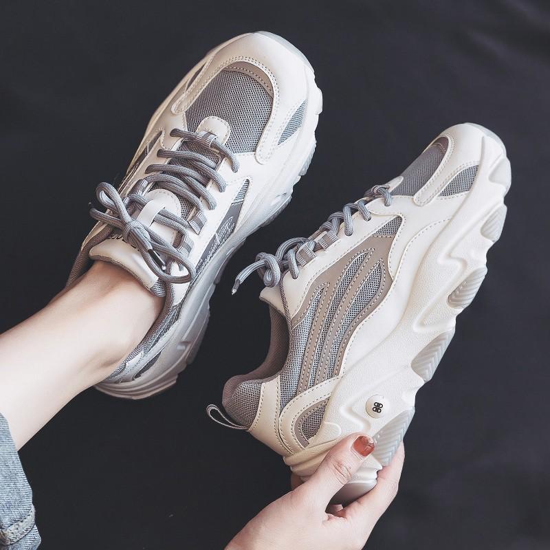 Giầy Thể Thao Nữ Ulzzang Hàn Quốc Tag Fashion Viền Phản Quang Bụng Bự Store 2020