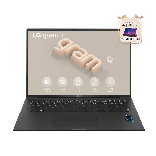 Laptop LG Gram 2023 17Z90R-G.AH78A5 (i7-1360P | 16GB | 1TB | 17') Hàng chính hãng