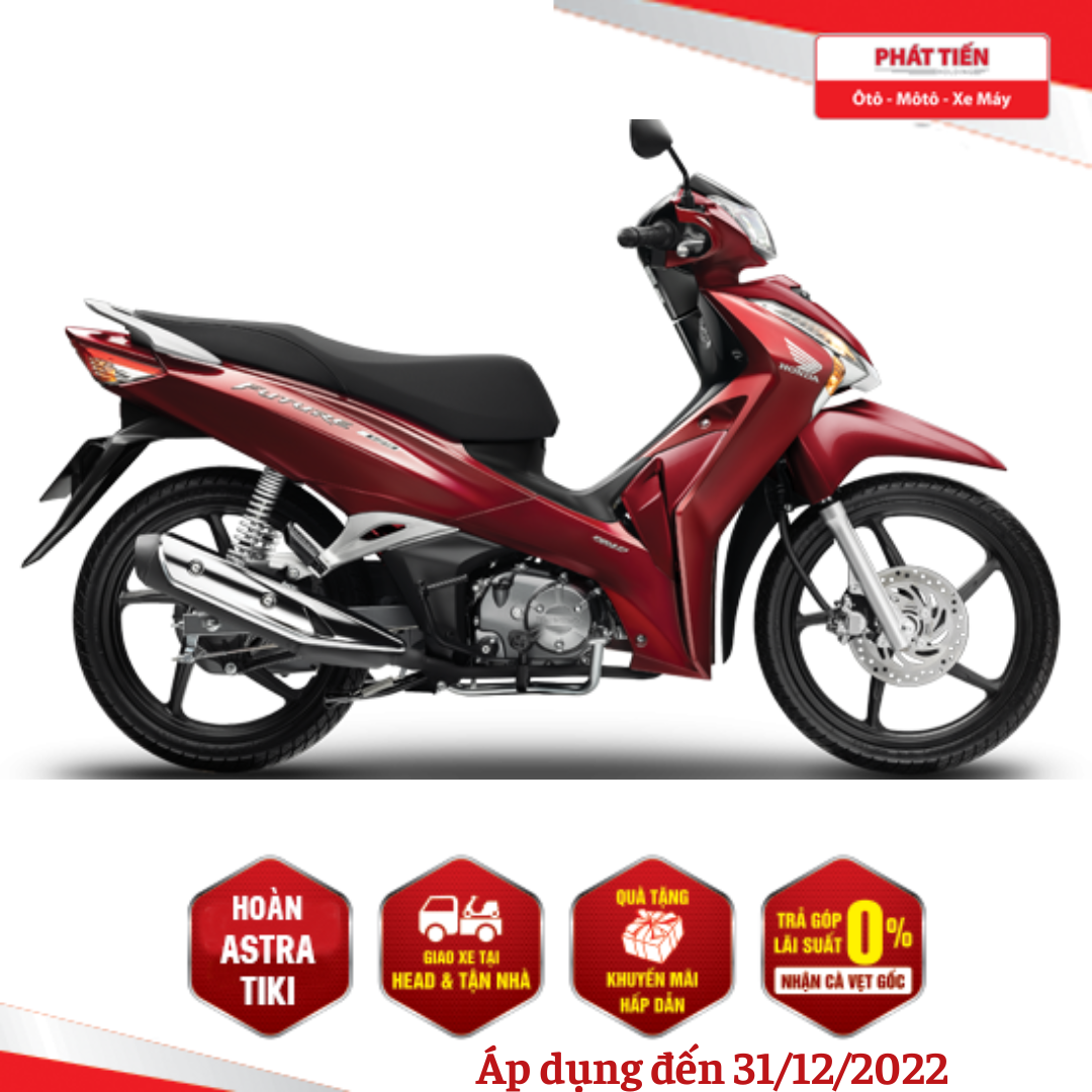 Xe Máy Honda Future 125 FI 2021 - Phiên Bản Cao Cấp - Đỏ Đen