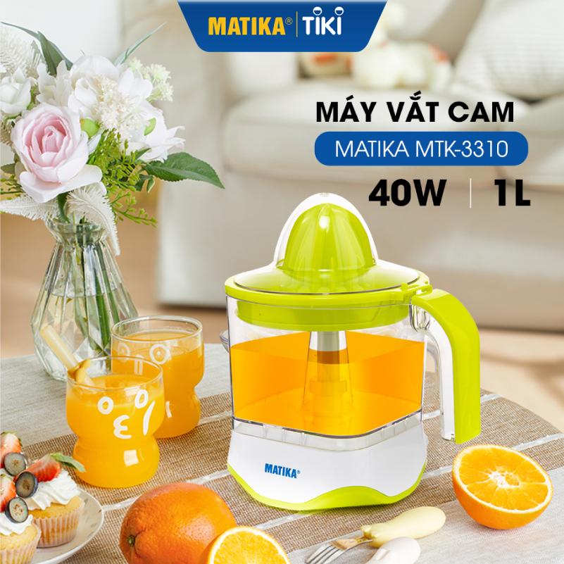 Máy Vắt Cam MATIKA Dung Tích 1L MTK-3310 - Hàng Chính Hãng