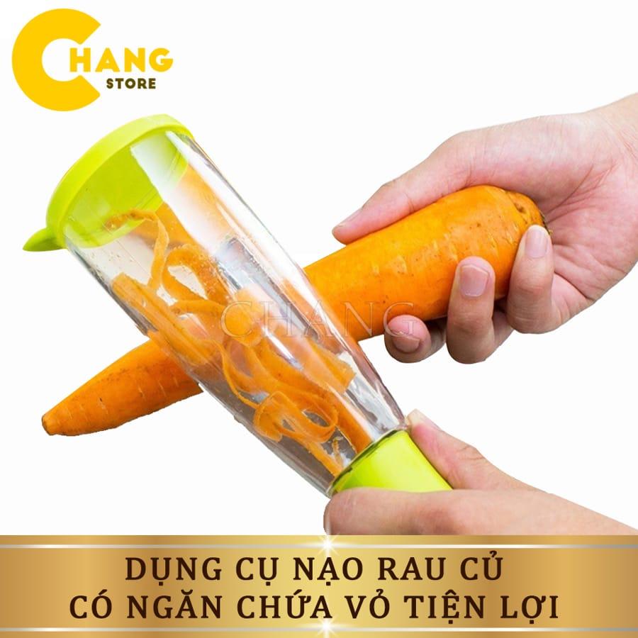 Dụng Cụ Nạo Vỏ Rau Củ Quả Trái Cây Đa Năng Có Hộp Đựng Vỏ Rất Tiện Lợi, Hạn Chế Vương Vãi Vỏ Ra Bên Ngoài