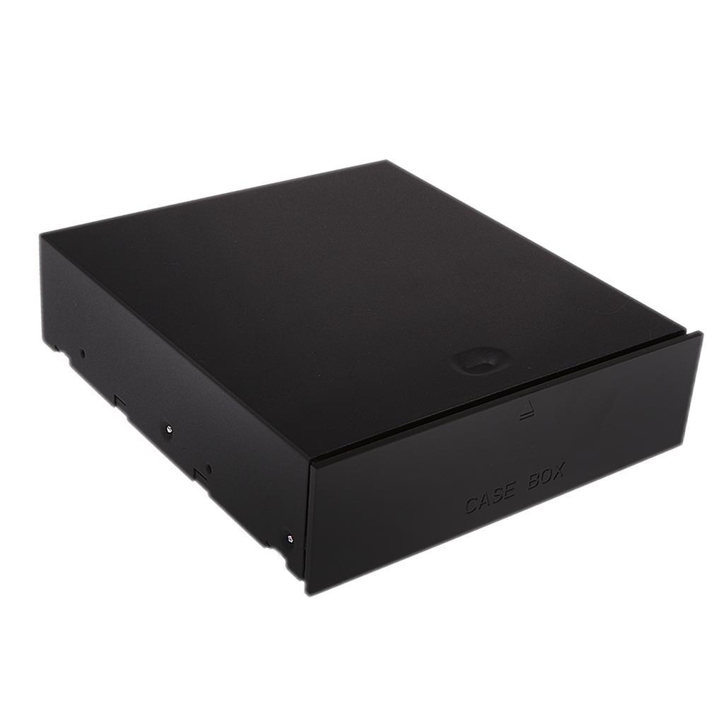 3pcs Hard Drive Mobile Blank Rack Drawer Tray Devices Storage Case 5.25"