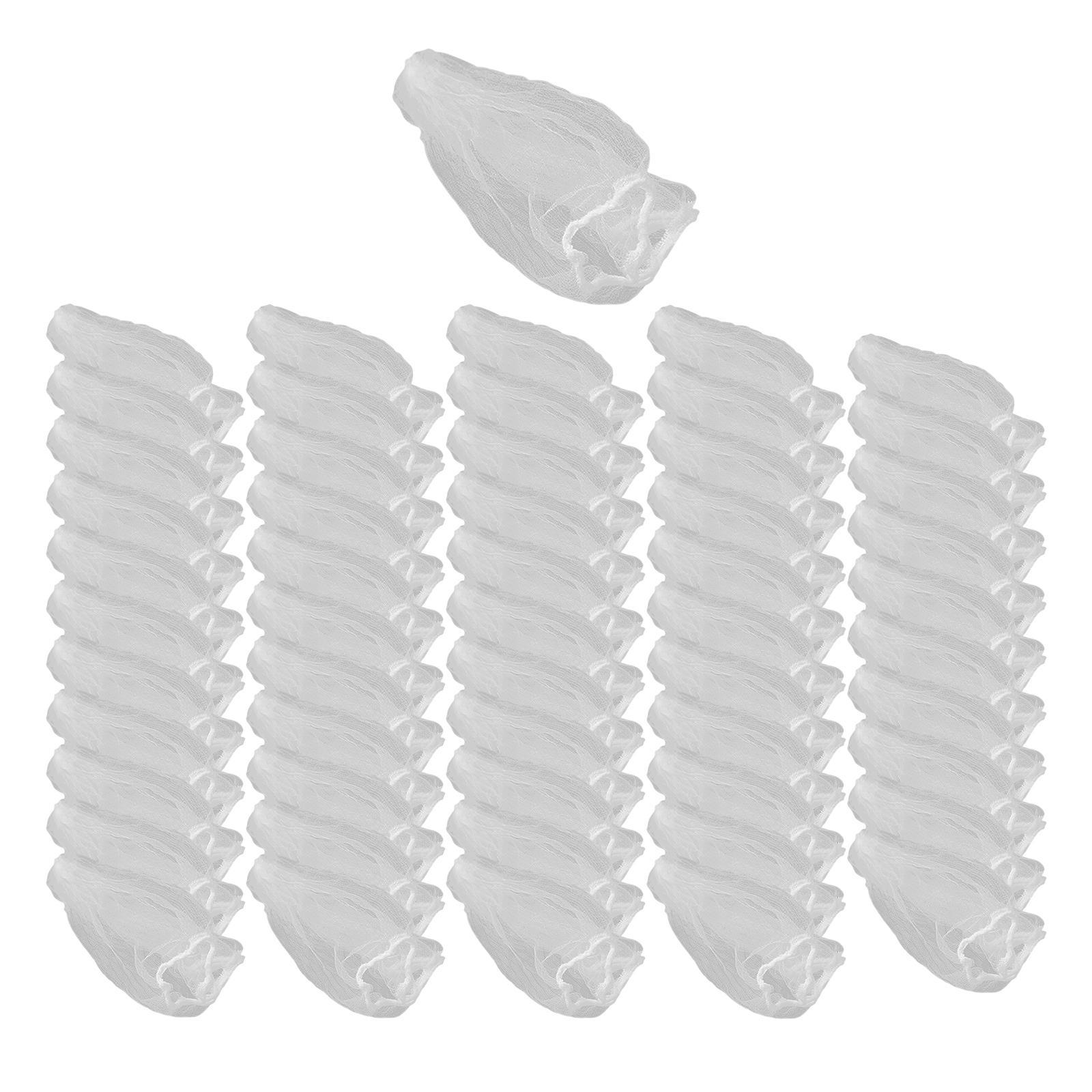 50x Sink Strainer Mesh Bag Floor drain Elasticity for Food Waste Kitchen