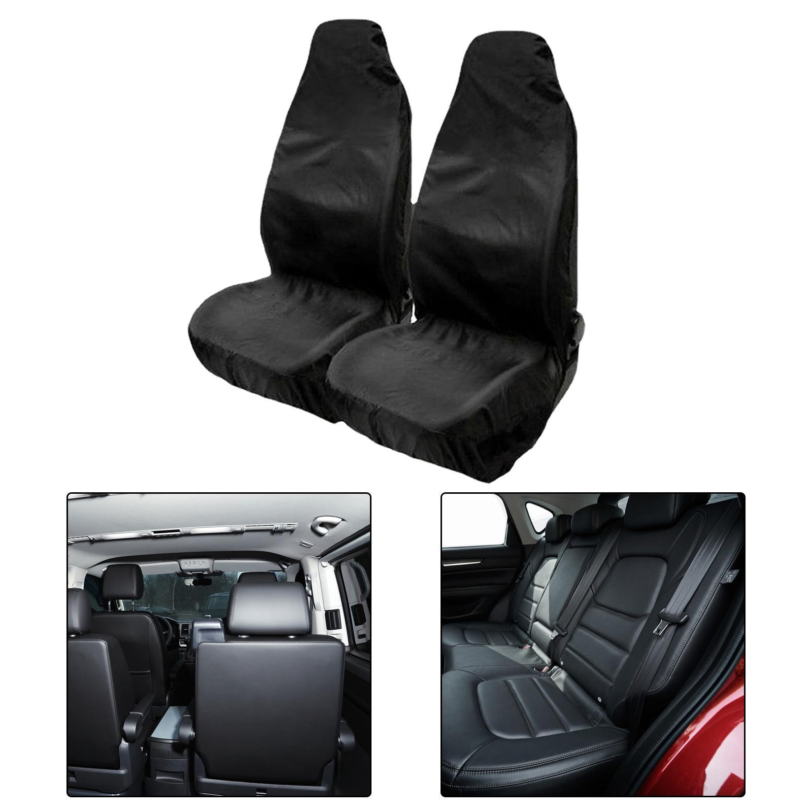 2Pcs Automotive Seat Covers Seat Protection Cover for SUV Vehicle Sedan