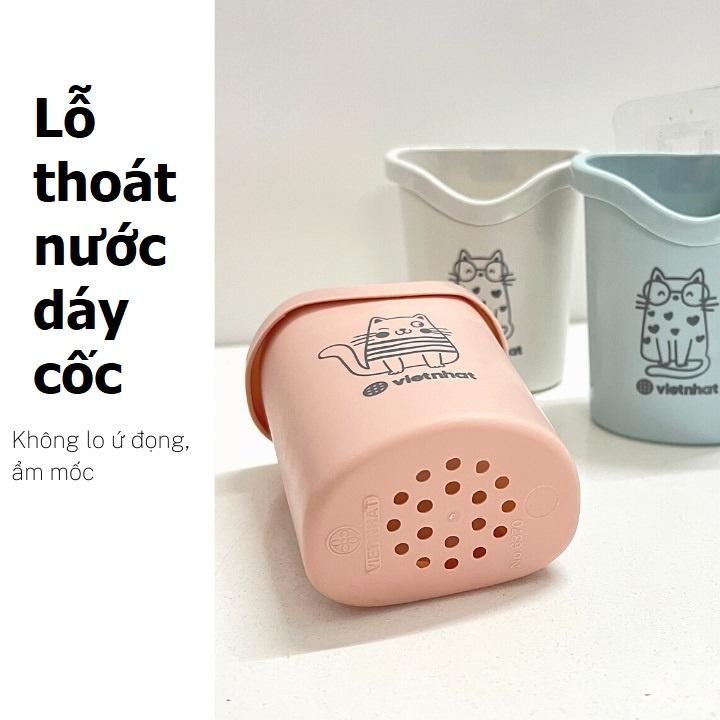 Cốc Nhựa Dán Tường Để Đồ Tiện Dụng Đa Năng, Họa Tiết Dễ Thương, Để Bàn Chải, Kem Đánh Răng, Đồ Dùng Nhà Tắm. TakyHome 4062