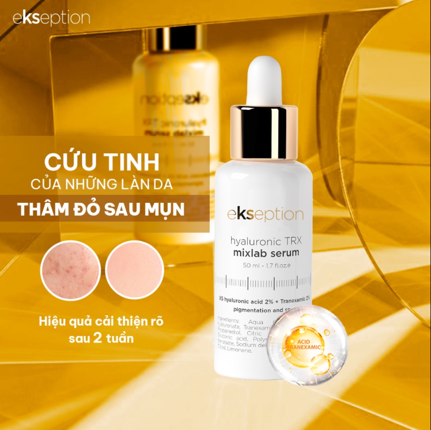 Serum giảm mụn, xóa thâm HYALURONIC NIACIN MIXLAB SERUM - 50ml duy trì độ ẩm cho làn da, giúp làm sáng da và mịn da