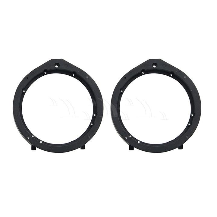Combo Dưỡng loa cánh Honda loại 1 mẫu viền dày kèm giắc nối tiếp viền loa cánh Honda 6.5 inch (16cm)