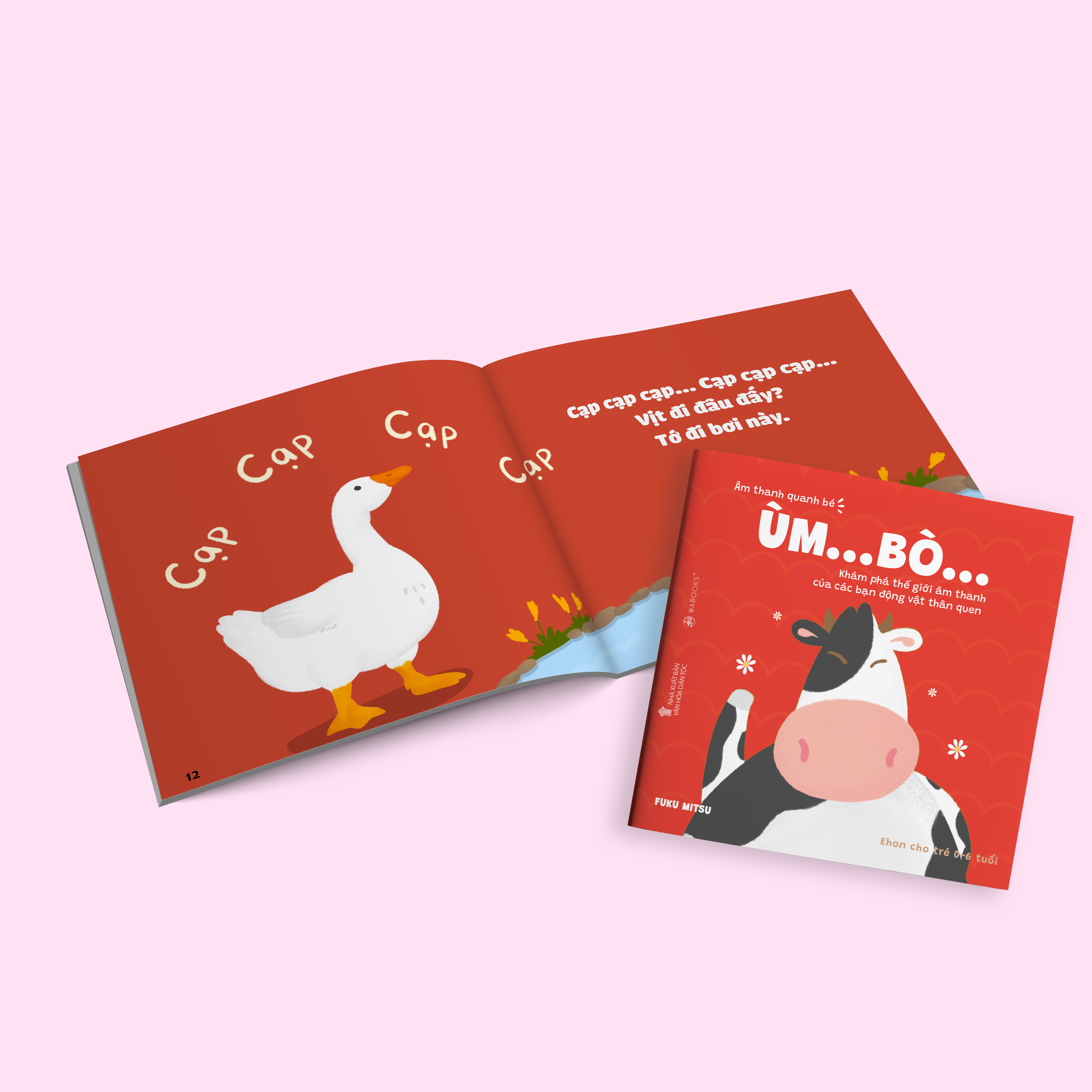 Sách Ehon - Ùm Bò - Dành cho trẻ từ 0 - 6 tuổi