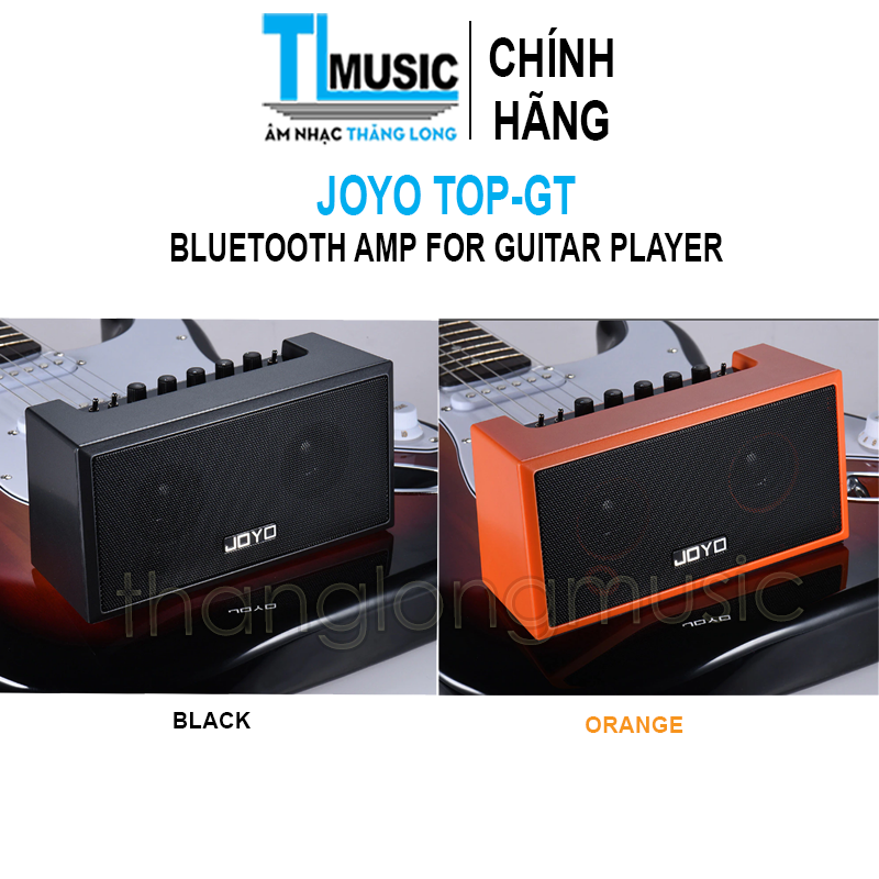 JOYO TOP-GT - Amplifier guitar mini đa năng kết nối bluetooth 4.0 có app smartphone (Gồm loa, nguồn, dây cáp 3.5mm, sách hướng dẫn) - Hàng chính hãng