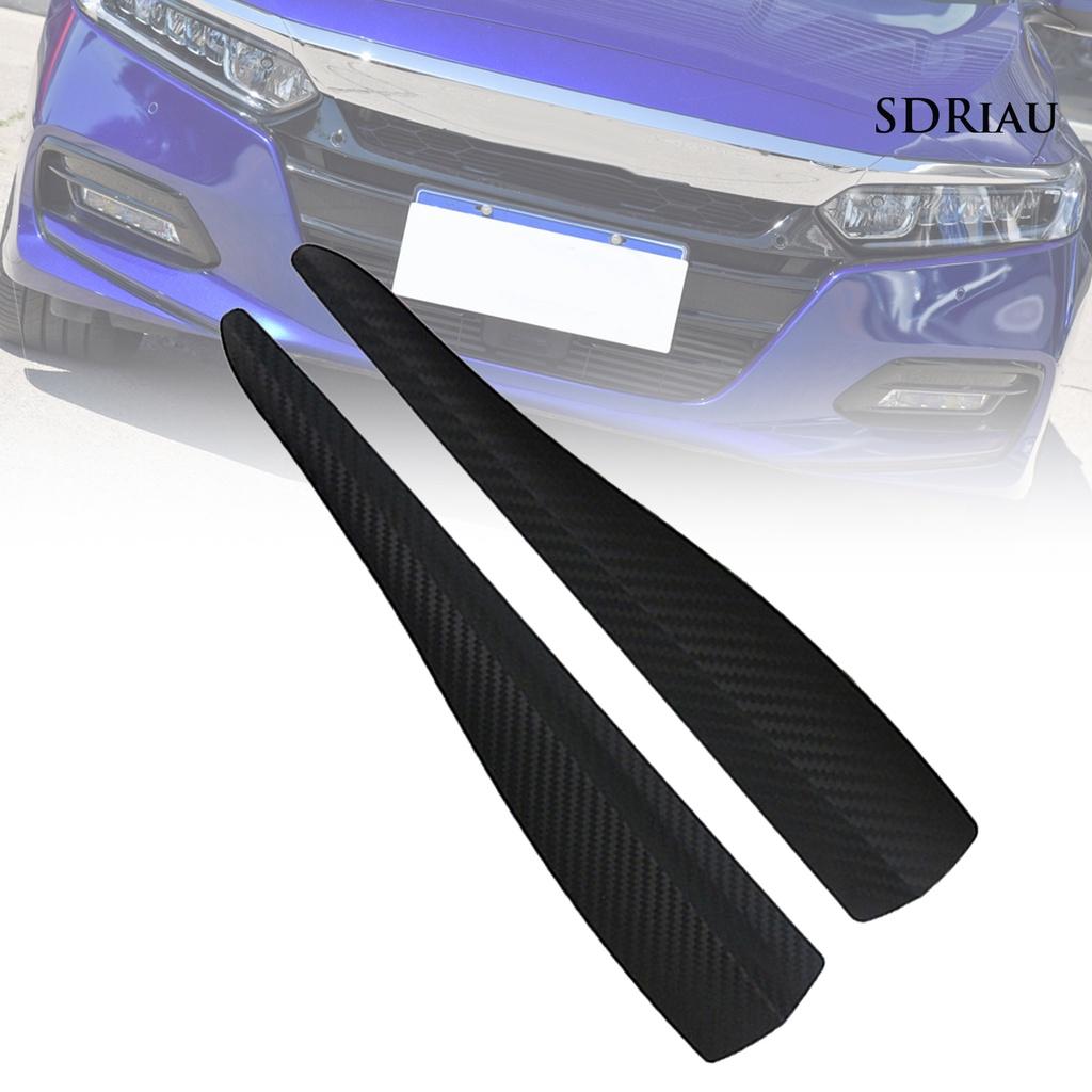Bộ 2 Miếng Dán Bảo Vệ Góc Xe Hơi Bằng Sợi Carbon Chống Va Chạm