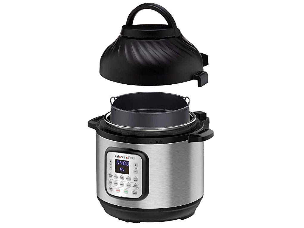 Nồi áp suất điện kết hợp chiên không dầu Instant POT Duo Crisp 11-in-1 - 8 lít - 11 chức năng - Hàng chính hãng