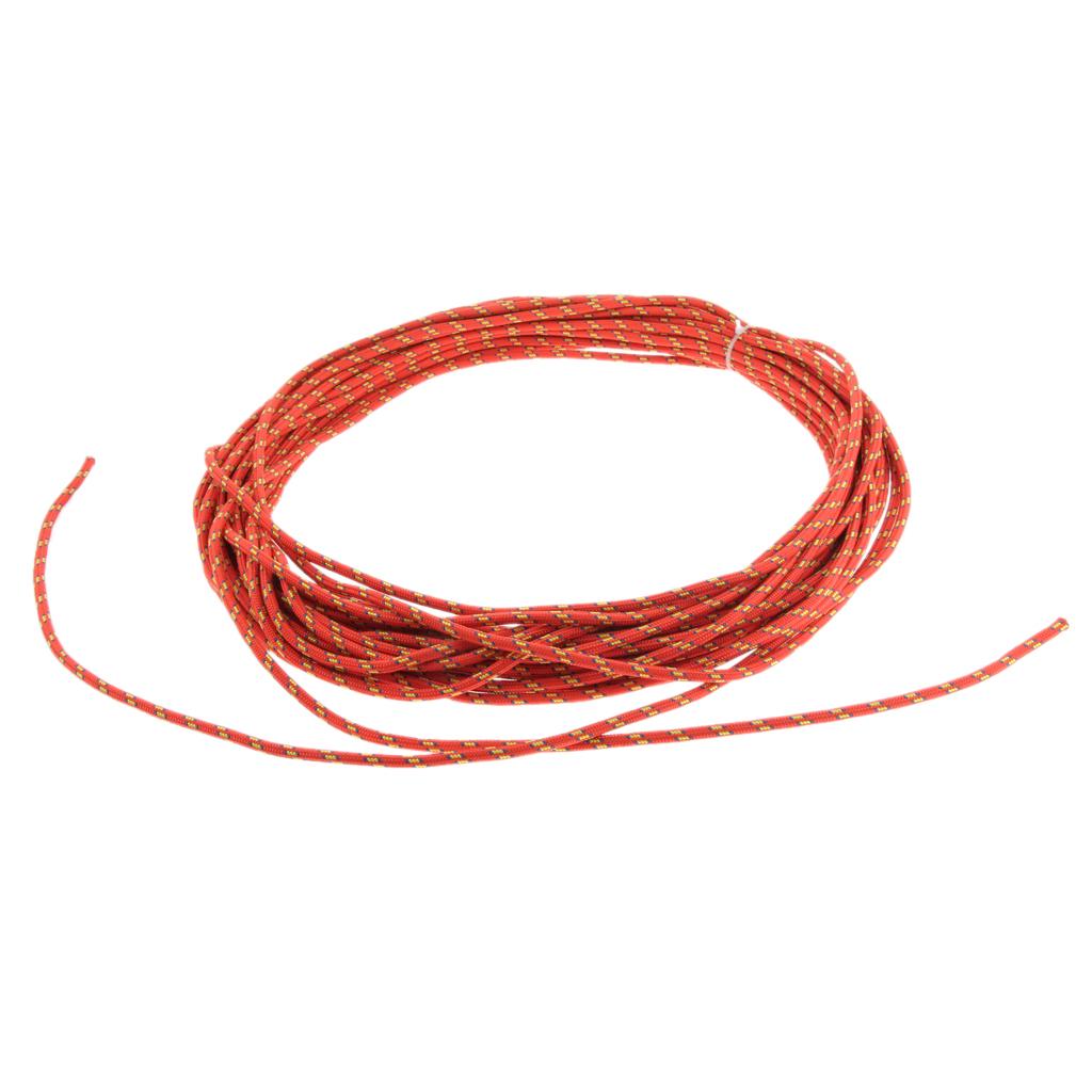 6mmx30m Climbing Safety Auxiliary Rope Static Cord  Mountain Orange