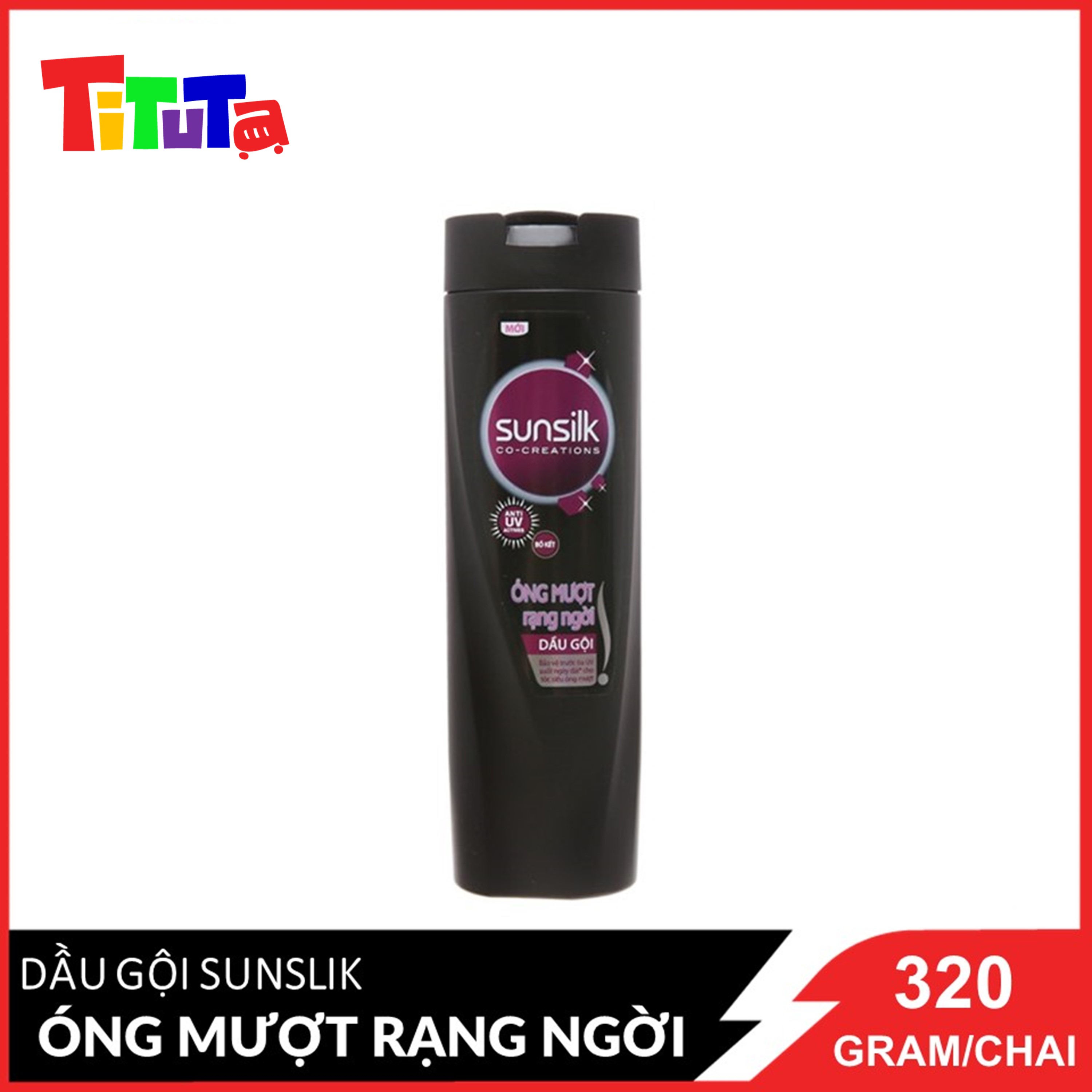 Dầu Gội Sunsilk Đen Óng Mượt 320g