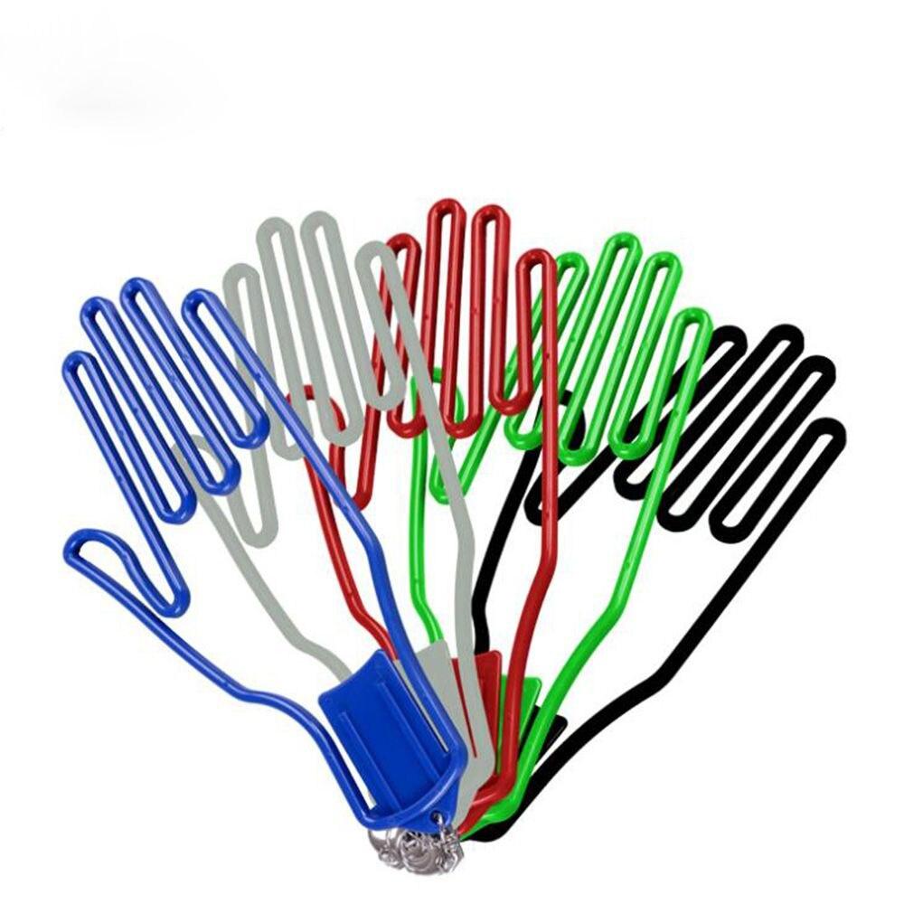 1PC Colorful Plastic Golf Gloves Holder Golfer Tool Glove Rack Dryer Hanger Golf Training Aids Golf Tool Outdoor Sports Supplies