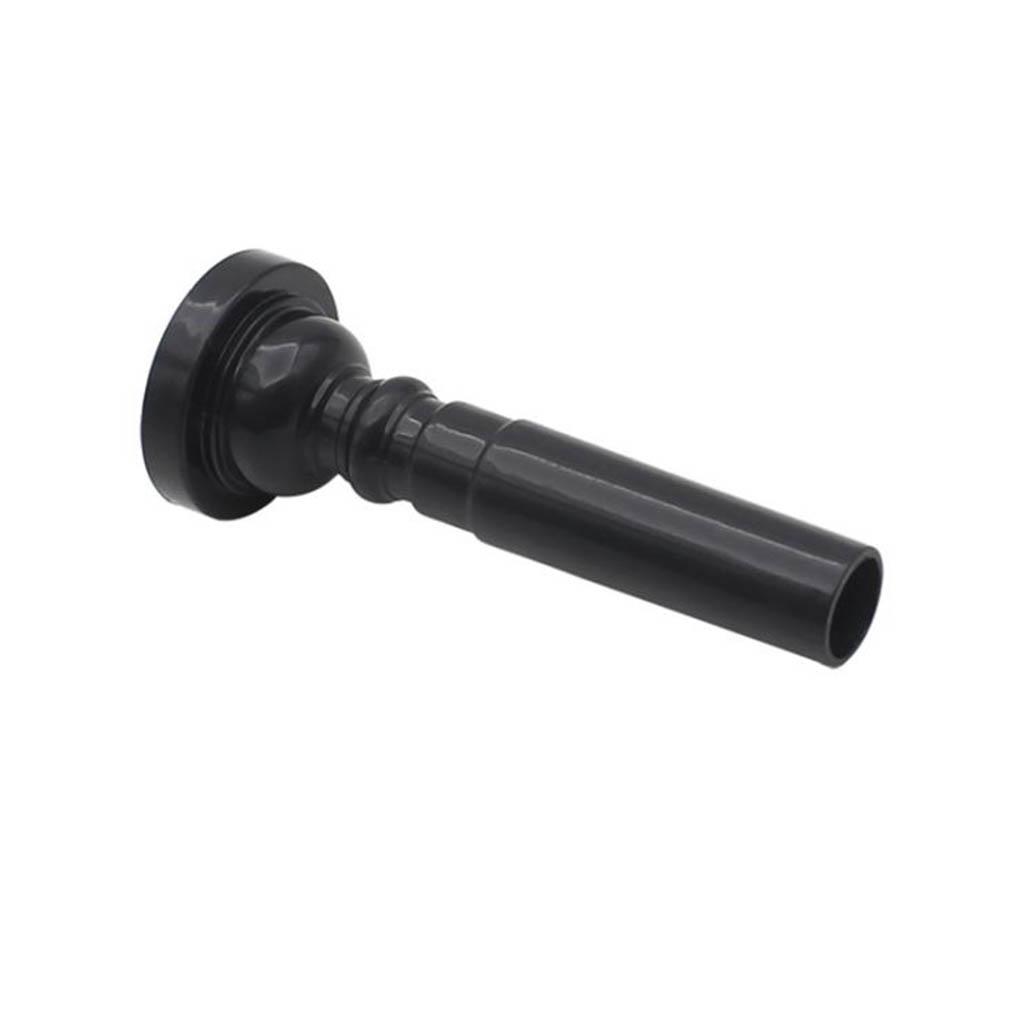 2X ABS  Trumpet Mouthpiece for Trumpet Accessories Black