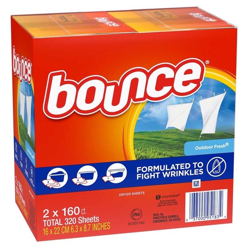 Giấy thơm quần áo Bounce làm mềm sợi vải