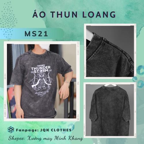 Áo thun nam nữ Hades loang đen tay lỡ chất liệu cotton 100% cao cấp dáng unisex