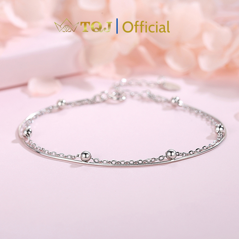 Lắc Bạc Nữ TQJ-LS528, Lắc Bạc 925, Vòng Tay Nữ, Vòng Tay Bạc 925, Lắc Bạc Quỹ Đạo Tình Yêu
