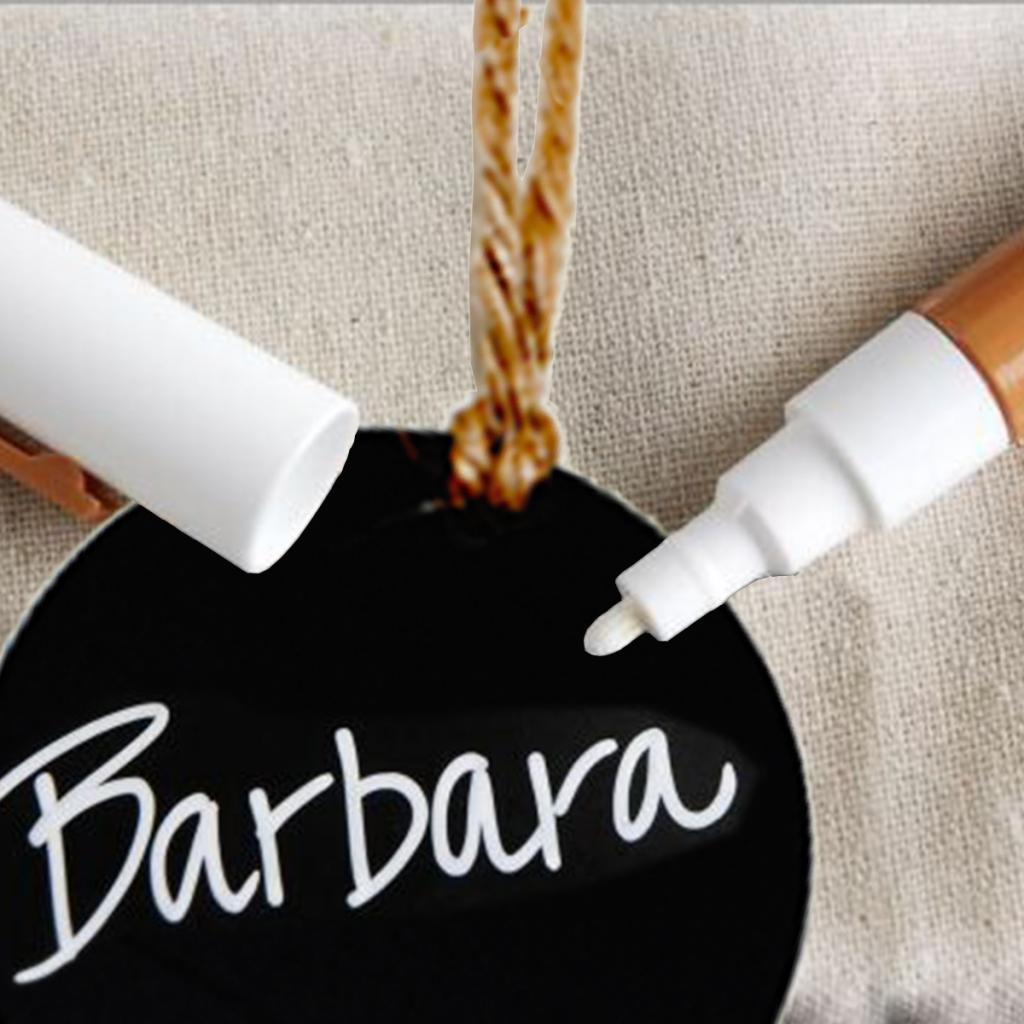 40x Mini Chalkboard Hanging Blackboard Message Board Double Sided Label Tags