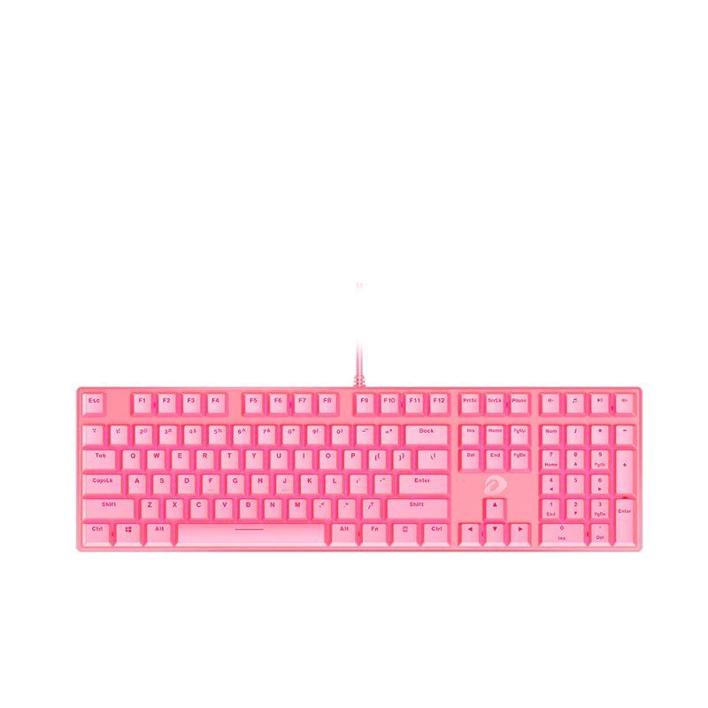 Bàn phím cơ Gaming DAREU EK810 - Pink - Black - Hàng Chính hãng