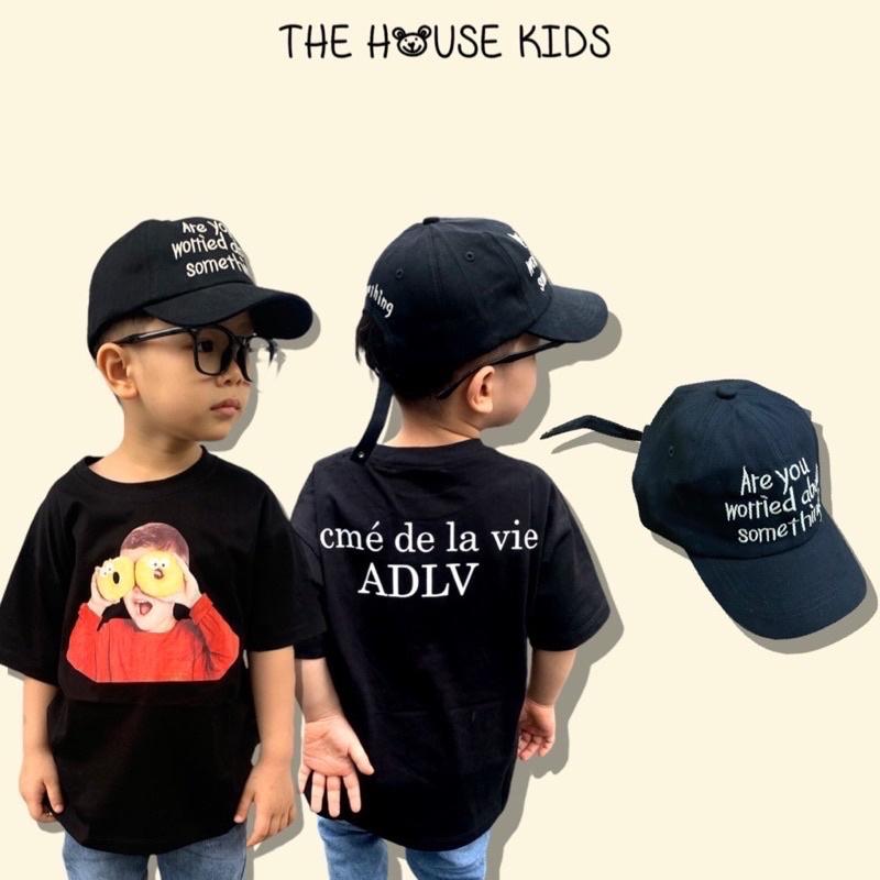 Mũ Lưỡi Trai Nam Nón Lưỡi Trai Trẻ Em THE HOUSE KIDS Hoạ Tiết Chữ Something