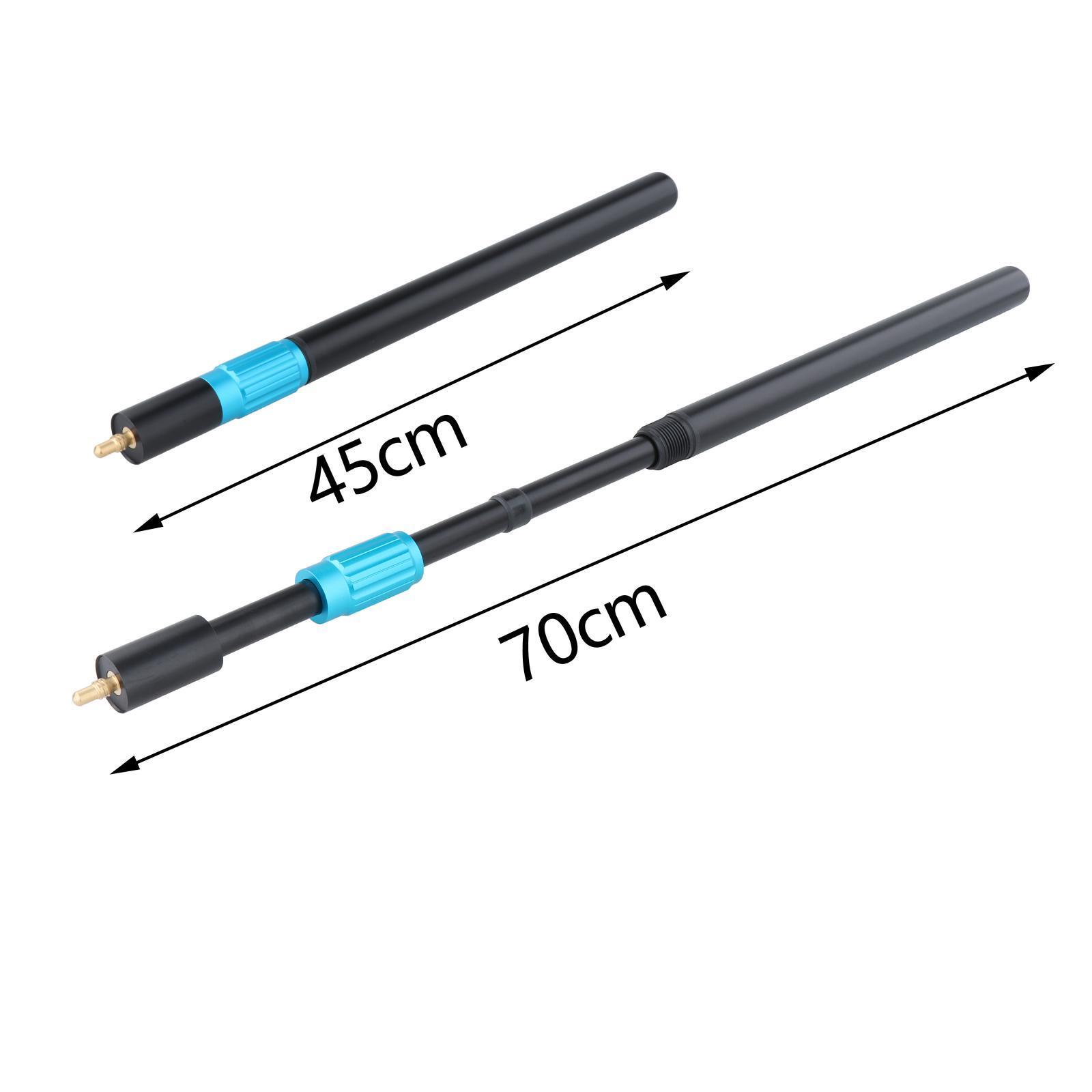2x Ultralight Pool Cue Extender Billiards Snooker Cue Extension Accessories