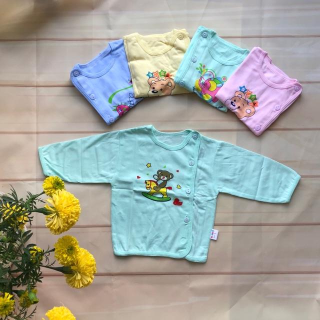 Áo cotton Baby Born in hình cho bé 3-10kg