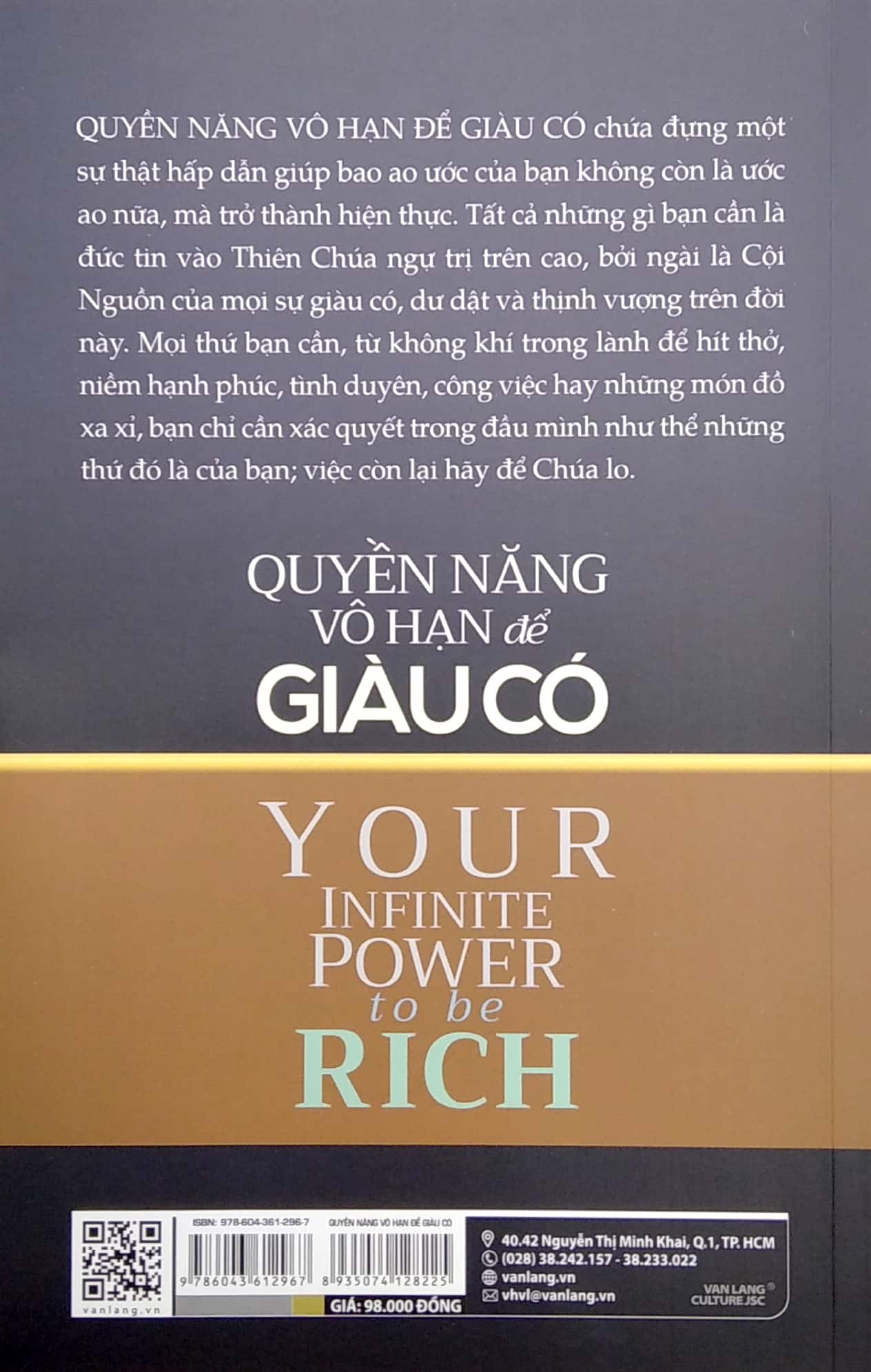 Quyền Năng Vô Hạn Để Giàu Có - Your Infinite Power To Be Rich