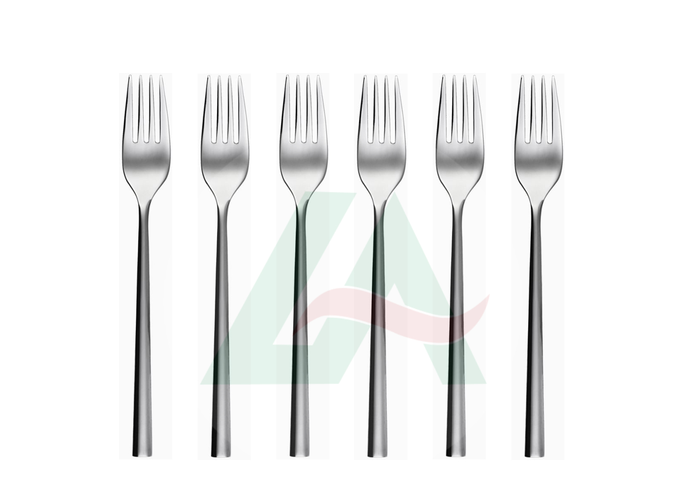Bộ 6c Nĩa Ăn 107001 - Inox 304 Stainless Steel 18/10 Đồ dùng bàn tiệc nhà hàng khách sạn cao cấp (Set of 6pcs Table Fork SS18/10)