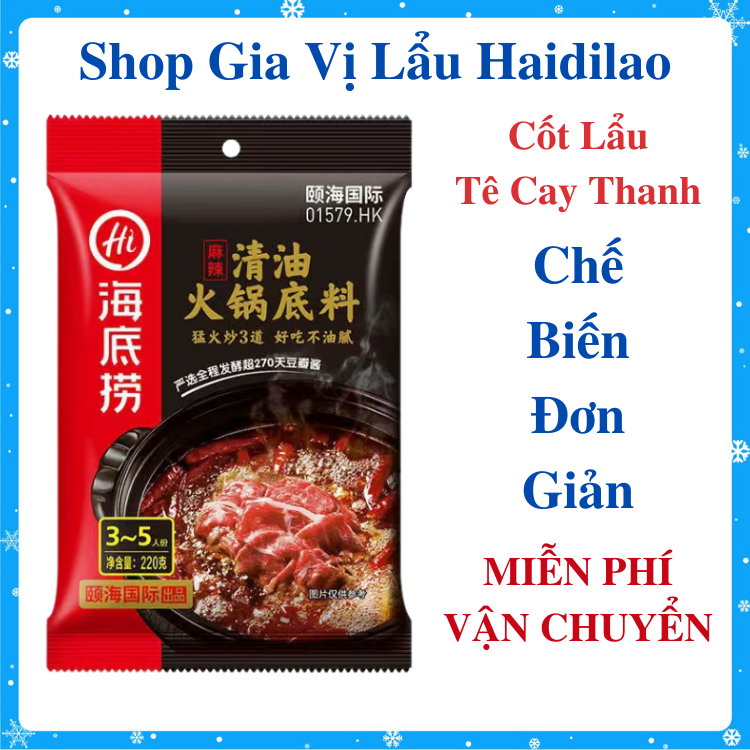 Gia Vị Lẩu Haidilao - Vị Lẩu Bò Cay