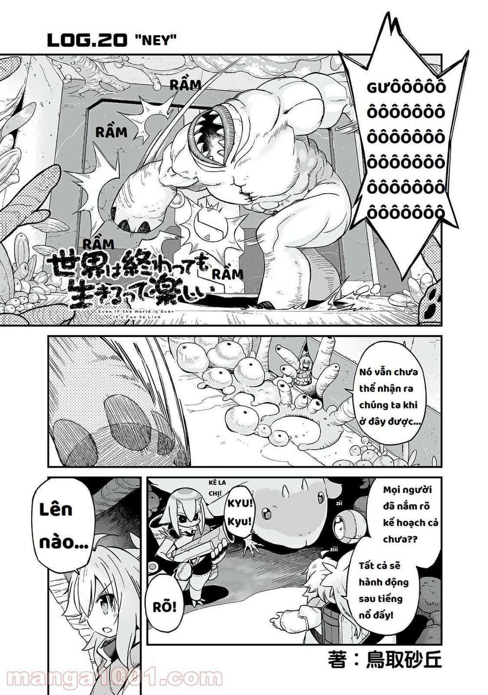 ngay cả khi hậu tận thế, thật hạnh phúc vẫn còn được sống... chapter 20 1