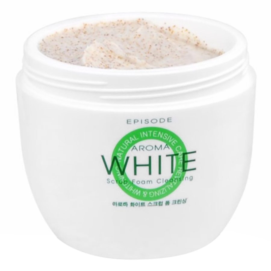 Hình ảnh Sữa Tắm Cát Trắng Aroma White Scrub Foam Cleansing A490 (300g)