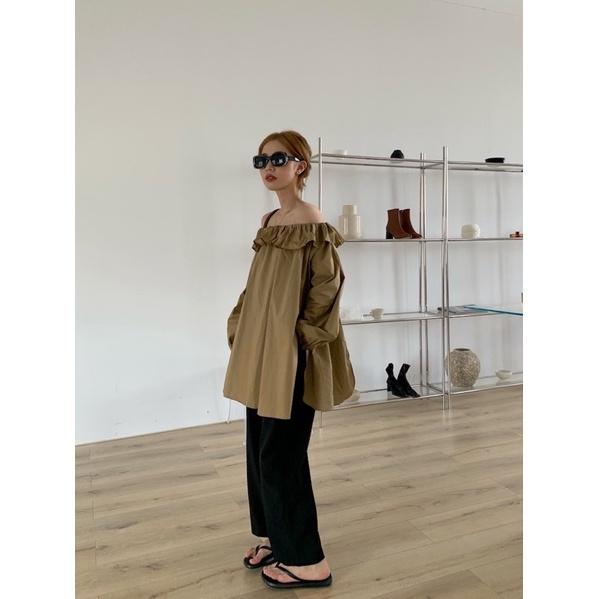 ÁO SƠ MI BẸT VAI XẺ LƯNG HÀN QUỐC