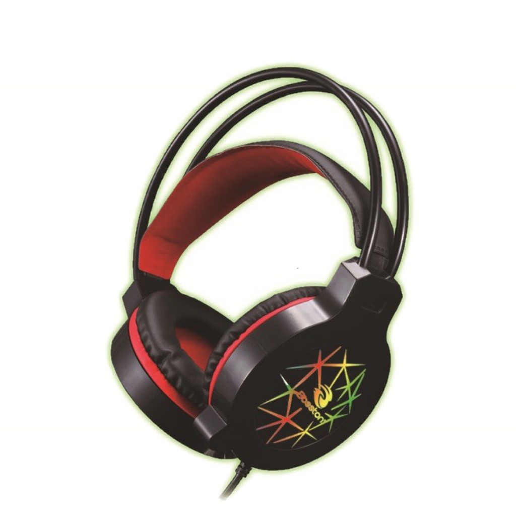 Tai Nghe Headphone Bosston HS09-LED Rainbow - Hàng Chính Hãng